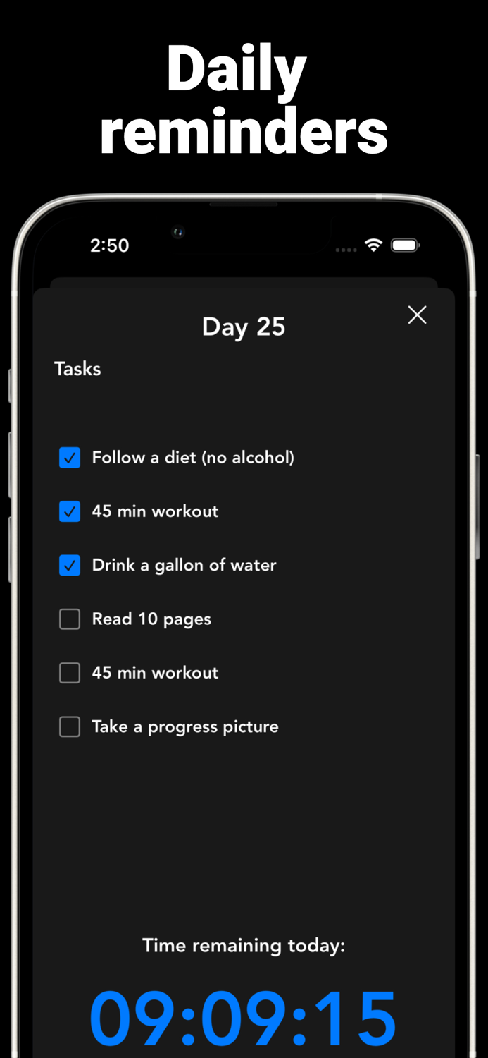 75 Hard Days Fitness Challenge