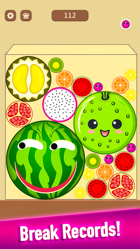 #2. Watermelon Fruit Merge Game (iOS) 由: Muhammad Anjum Rasheed