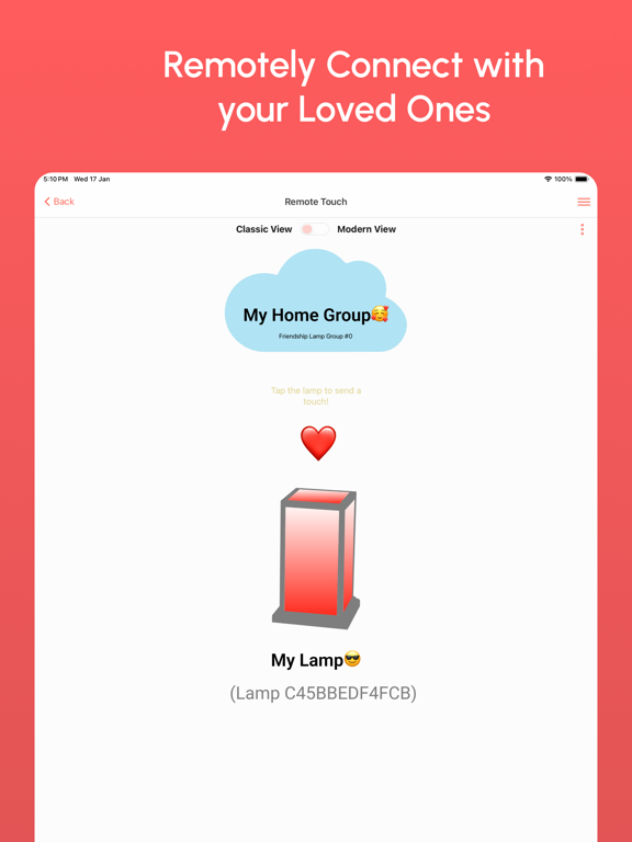 Friendship Lamps iPad screenshot 4 - Lifestyle app