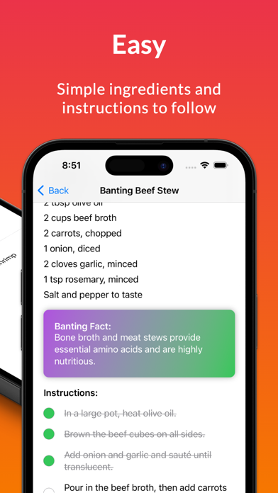 Screenshot #3 pour Banting Diet Recipes