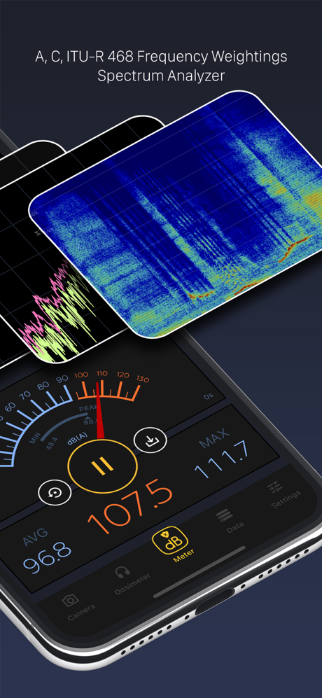 Decibel X:dB Sound Level Meter screenshot 2