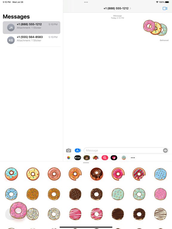 Screenshot #5 pour Beignets mignons colorés