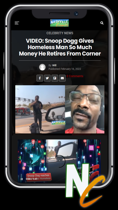 Nashville's Celebrity Screenshot