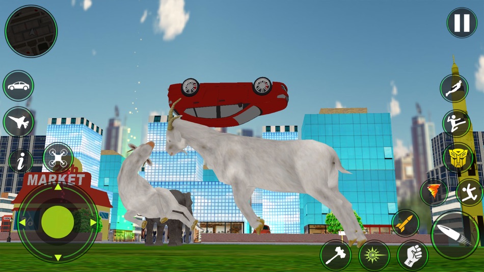 Goat Simulator Robot Car Games - 1.0 - (iOS)