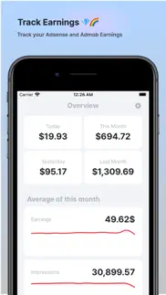 admob revenue insight iphone screenshot 1