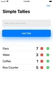 simple tallies - count on it iphone screenshot 1