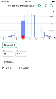 probability distribution iphone screenshot 3