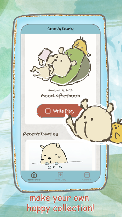 Boon's Diary - kawaii journal Screenshot