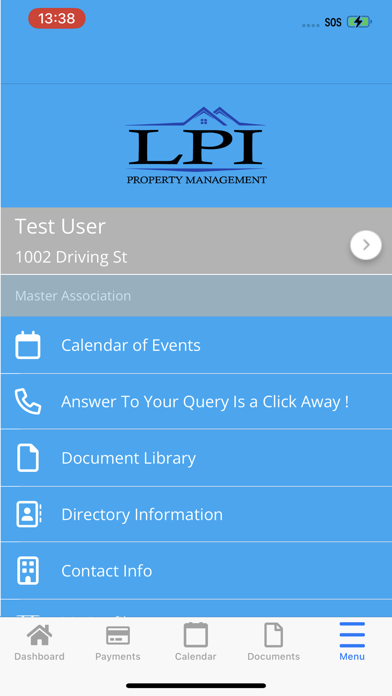 LPI Property Management App Screenshot