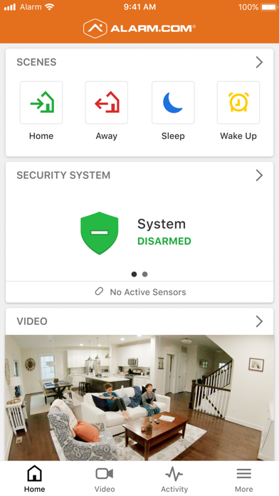Alarm.com Screenshot
