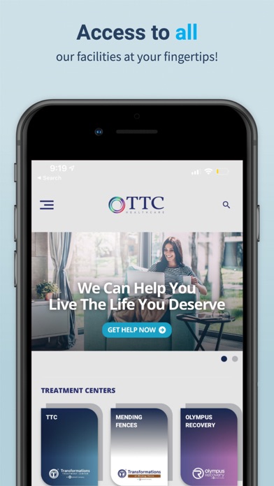 TTC Healthcare Screenshot