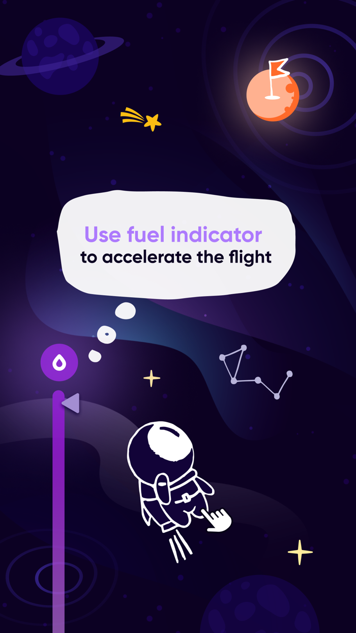 Moon Spaceship Run To Rocket