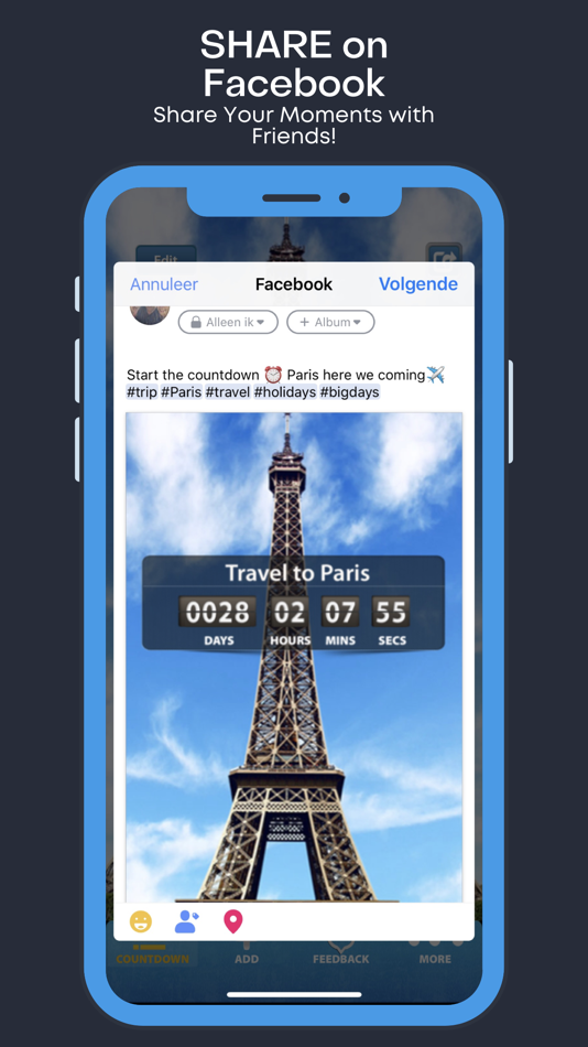 #8. Big Day–Event Countdown Clock (iOS) Podle: WW Productions BVBA