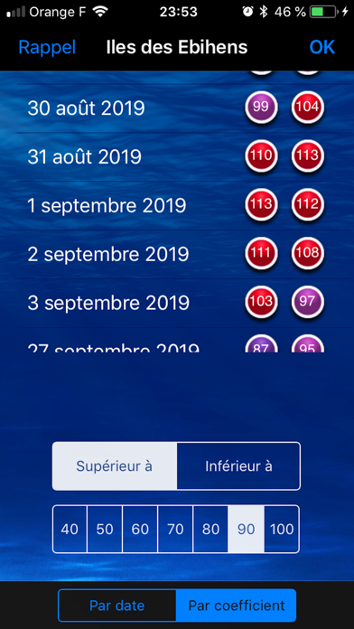 Screenshot 3 of iMarées 2024 App