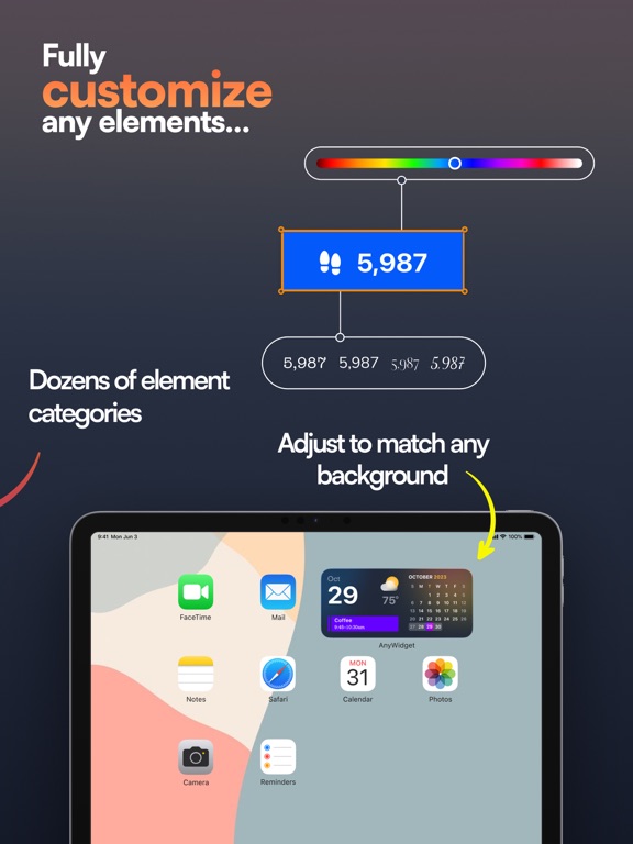 Any Widget... Literally Any. iPad screenshot 8 - Productivity app