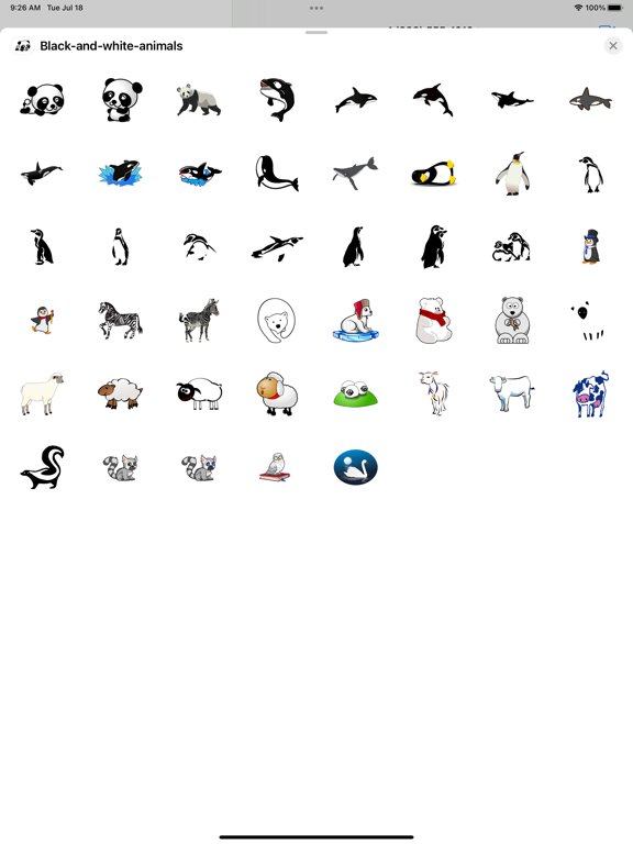 Screenshot #4 pour Animaux noir et blanc