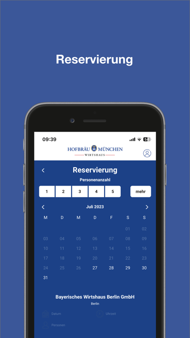 Hofbräu Wirtshaus Screenshot