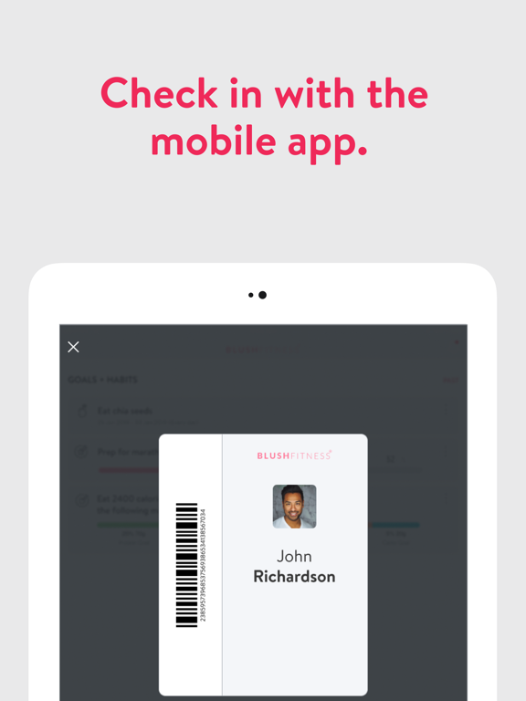 BLUSH FITNESS Virtual iPad screenshot 7 - Health & Fitness app