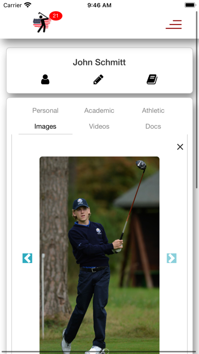 collegeGolf Screenshot