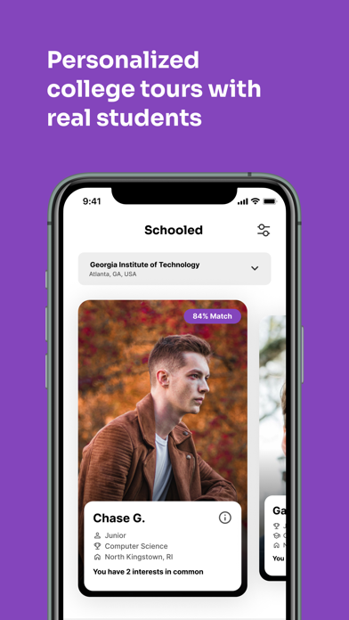 Schooled - Personalized Tours Screenshot