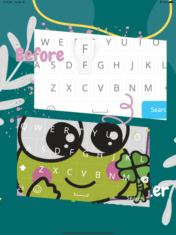 Keroppi Sanrio - keyboard