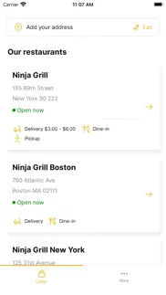 my restaurant client app iphone screenshot 2