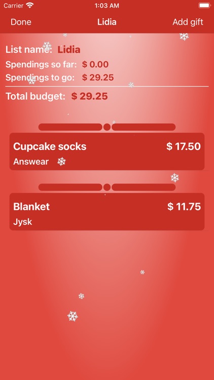 Christmas Countdown and Lists screenshot-3