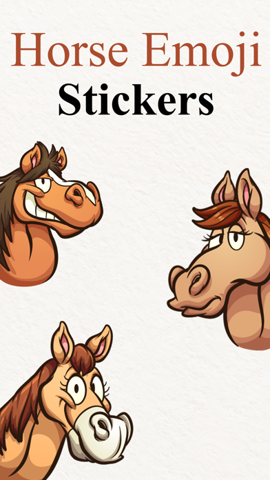 Horse Emojis for iMessage Screenshot