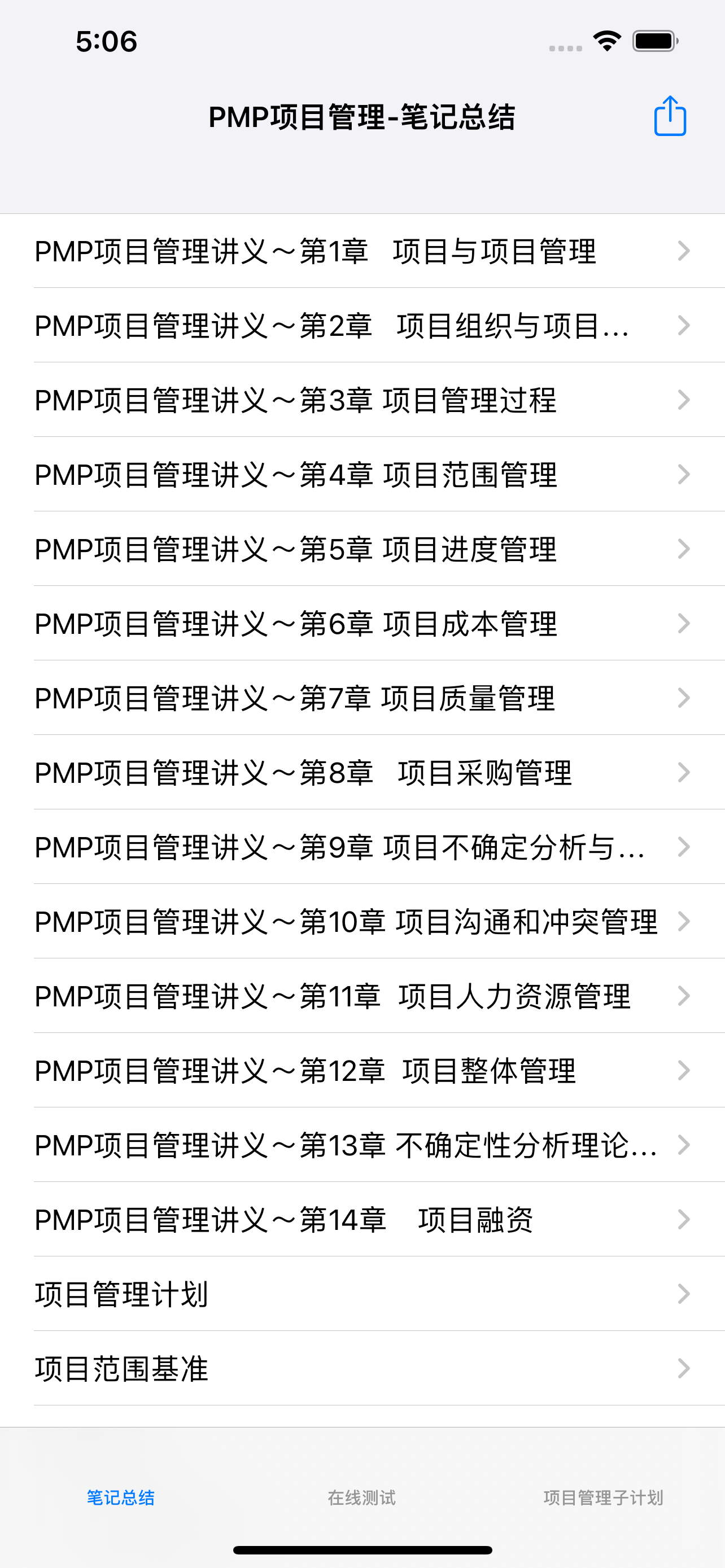 PMP项目管理大全