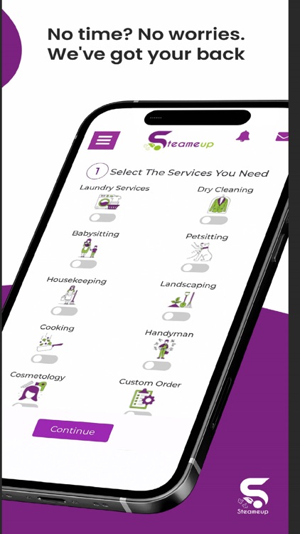 Steameup: No time? No worries.