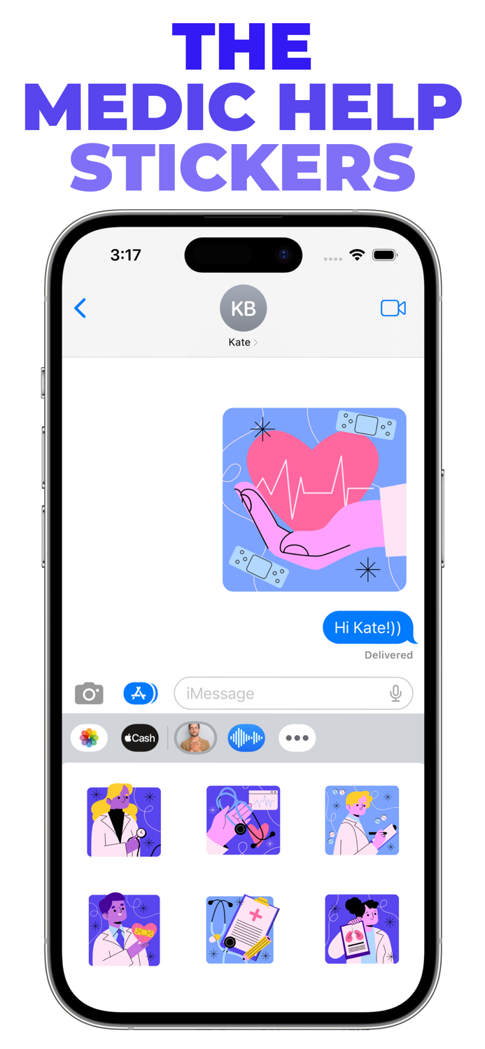 The Medic Help stickers