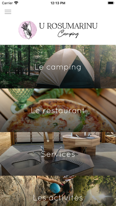 Camping U Rosumarinu Screenshot