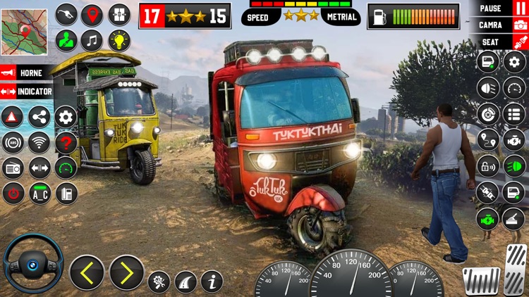 Auto Rickshaw Driving Game screenshot-3