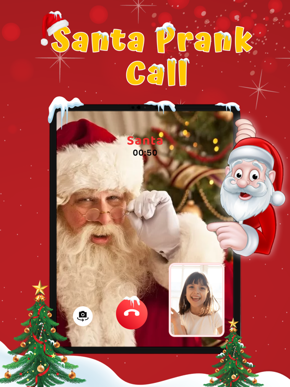 Santa Prank Call iPad screenshot 4 - Entertainment app