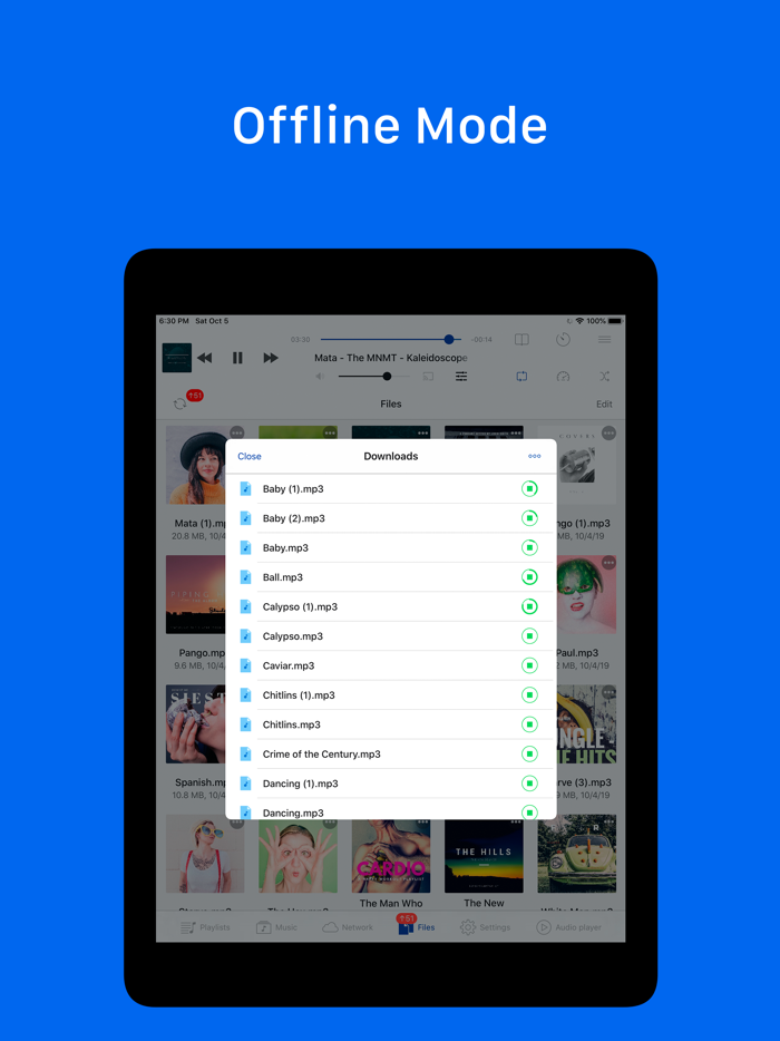 Musicbox player for Dropbox