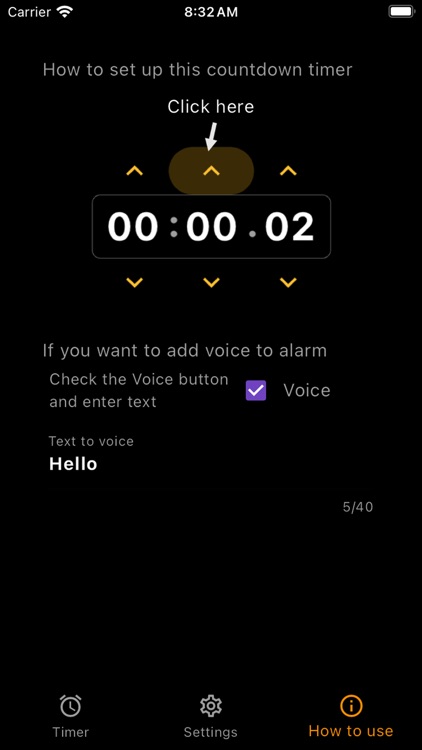 Talking alarm with Text speech screenshot-3