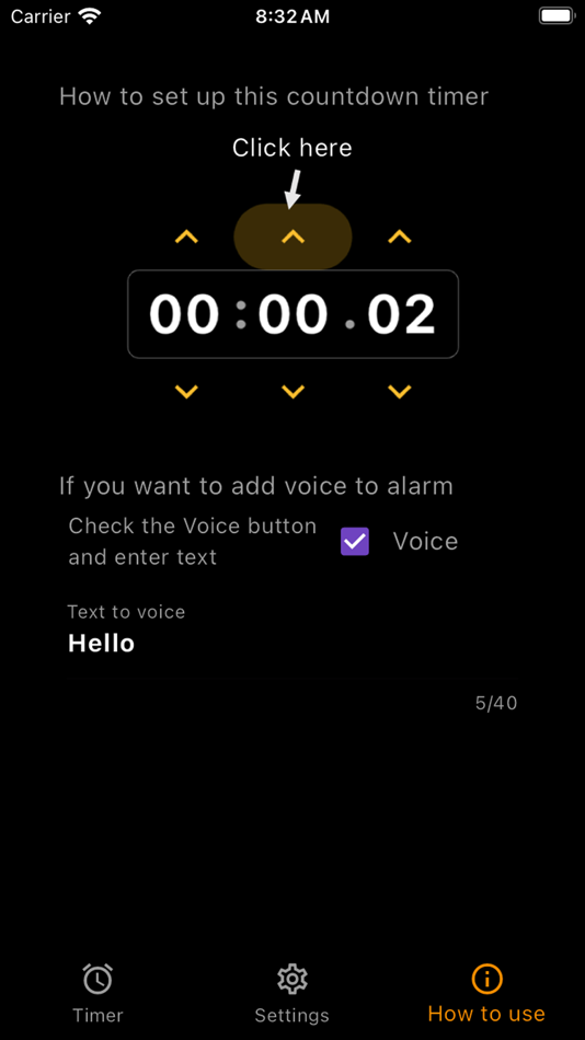 #4. Talking alarm with Text speech (iOS) Podle: SnowdropSoft