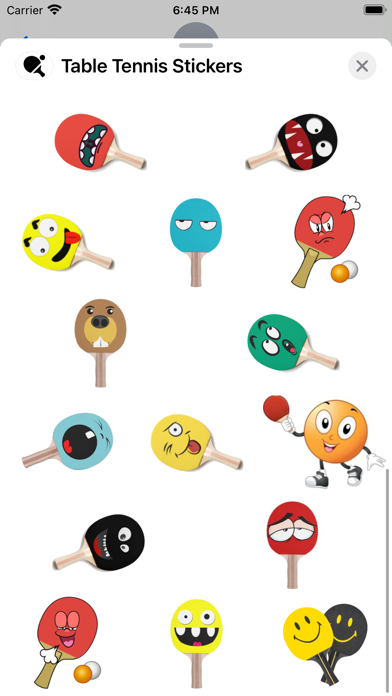 Screenshot #3 pour Table Tennis Stickers