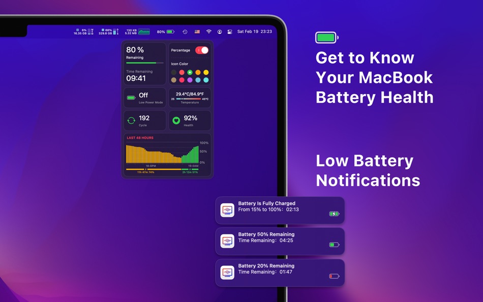 #3. Network & Battery (macOS) 由: 奕才 杨