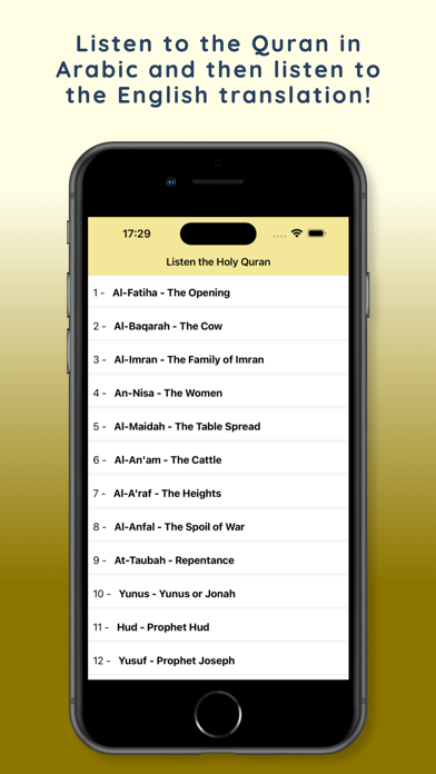 The Holy Quran: Listen English Screenshot