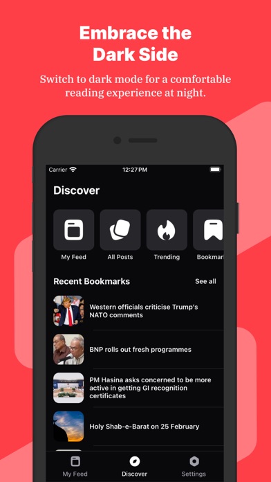 Sonkhipto iPhone screenshot 5 - News app
