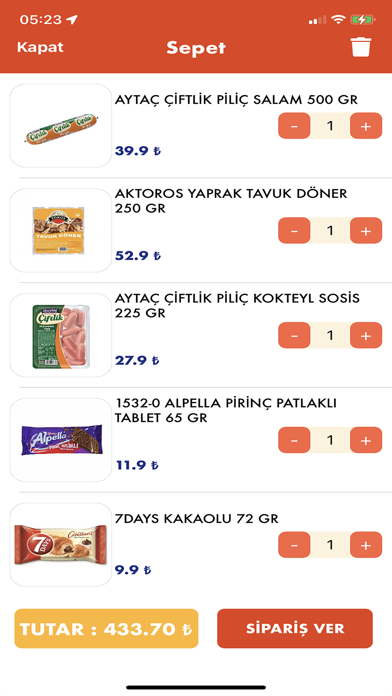 Adadakiler Sanal Market Screenshot