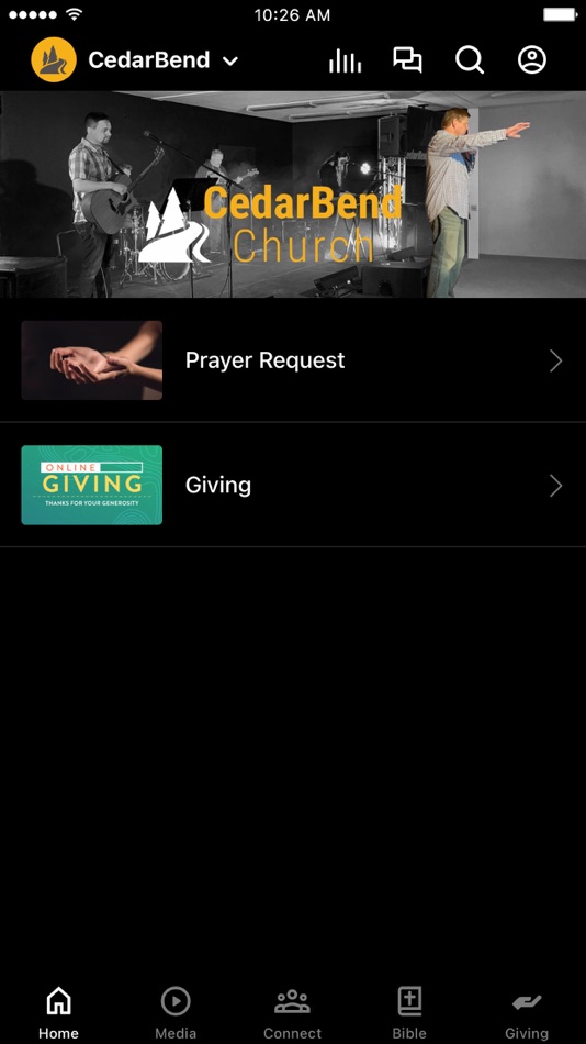 #1. CedarBend Church (iOS) Podle: CEDAR BEND CHURCH, INC.