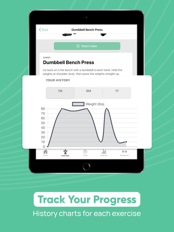 Personal Trainer Workout Plans iPad screenshot 6 - Health & Fitness app