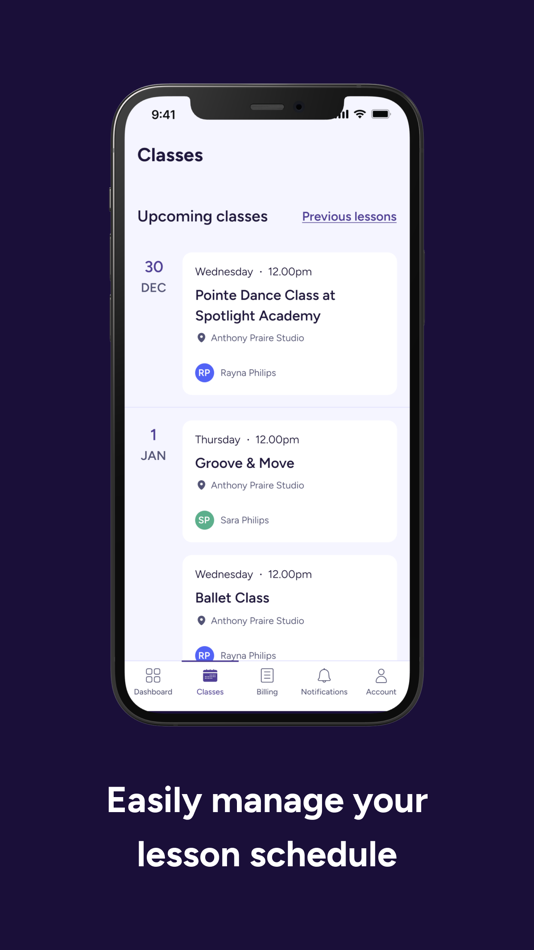 #3. Class Manager - Portal (iOS) Με: Class Manager