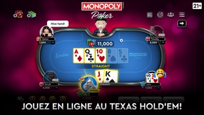 Screenshot #2 pour MONOPOLY Poker - Texas Holdem