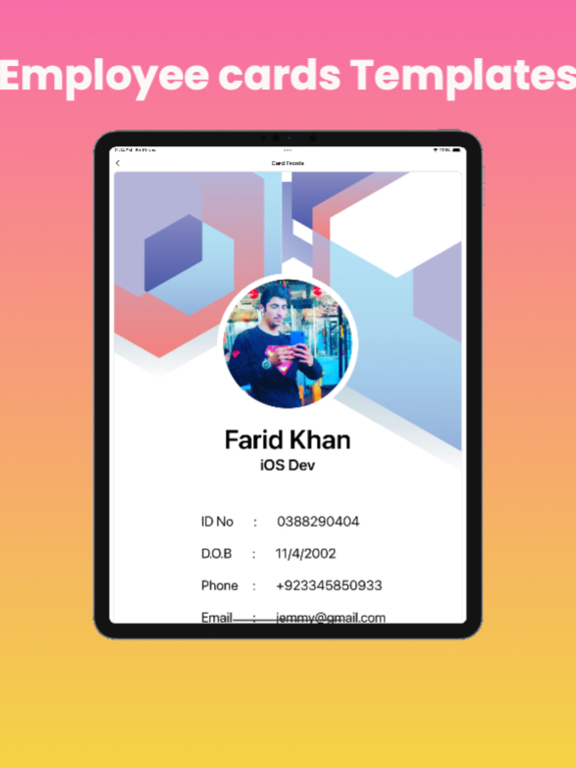 Screenshot #5 pour Employee ID Card Maker
