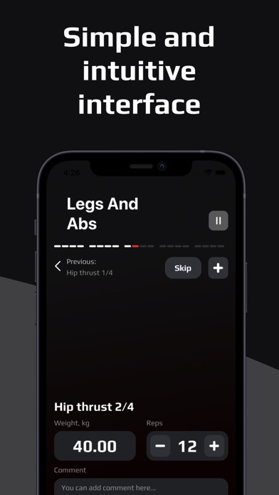 BCAA - fitness planner & log Screenshot