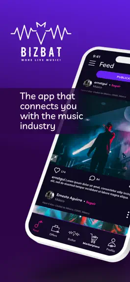 Game screenshot BizBat - The Music Network mod apk