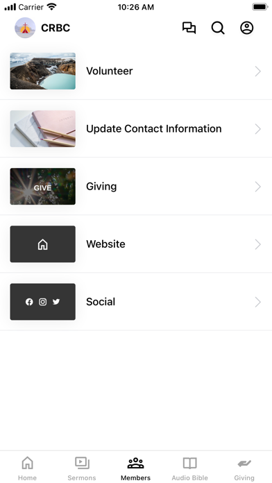 CRBC Horn Lake Screenshot